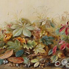 Схема вышивки «осенний натюрморт»