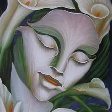 Схема вышивки «Иллюзия цветов 1»