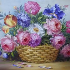 Схема вышивки «серия "корзины"»