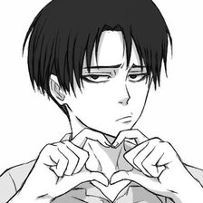 Схема вышивки «Капрал Леви»