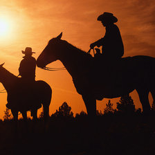 Схема вышивки «Ковбои Запада»