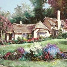 Схема вышивки «сказочный домик 2»