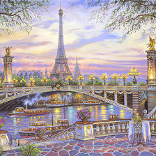 Схема вышивки «Путешествие по миру...»