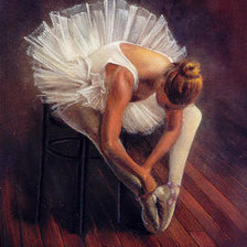 Схема вышивки «Балеринка»