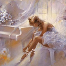 Схема вышивки «Балерина !!!!»