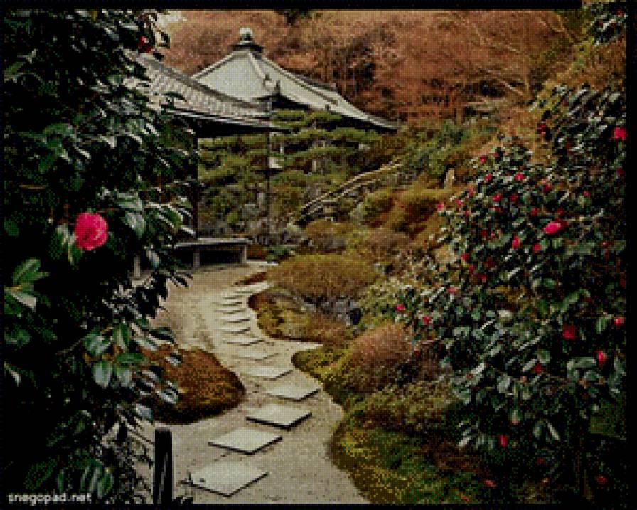 Красивый сад - красота, сад, природа - предпросмотр