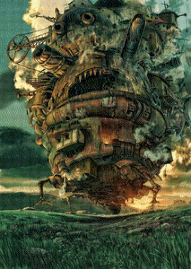 Ходячий замок - замок, ходячий замок, аниме - предпросмотр