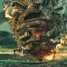 Схема вышивки «Ходячий замок»