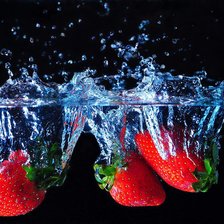 Схема вышивки «Клубничный рай»