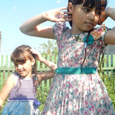 Схема вышивки «девченки»