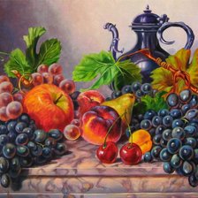 Схема вышивки «натюрморт»