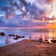 Схема вышивки «пейзаж»