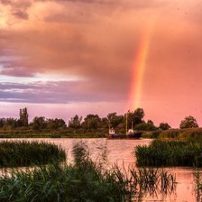 Схема вышивки «пейзаж»