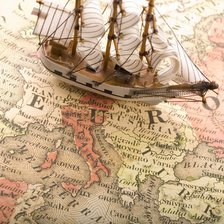 Схема вышивки «карта»