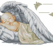 Схема вышивки «метрика»