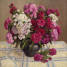 Схема вышивки «гвоздика»