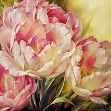 Схема вышивки «бархатные цветы»