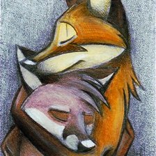 Схема вышивки «Объятия»