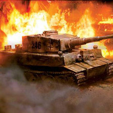 Схема вышивки «тигр)»