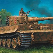 Схема вышивки «тигр норм»