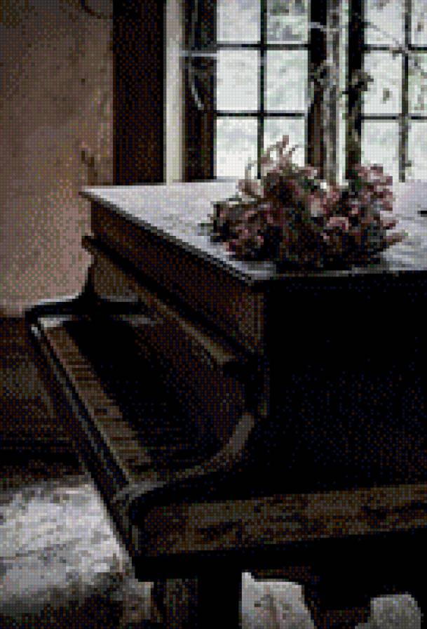 Старый рояль - старое, рояль, музыка - предпросмотр