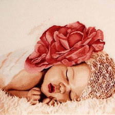 Схема вышивки «маленькая модница»