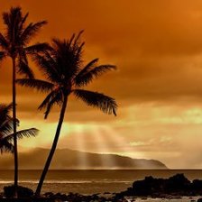 Схема вышивки «Закат»