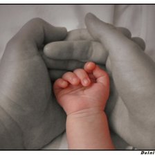 Схема вышивки «рука в руке»