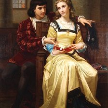 Схема вышивки «двое»