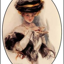 Схема вышивки «сеоия женщины»