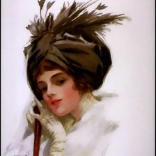 Схема вышивки «сеоия женщины»