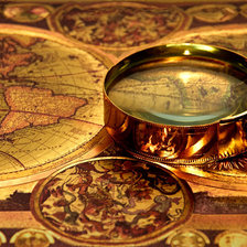 Схема вышивки «карта»