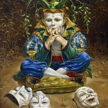 Схема вышивки «маски»