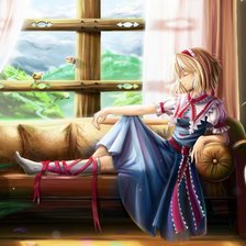 Схема вышивки «У окна»