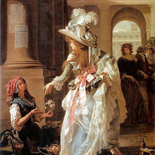 Схема вышивки «модница»