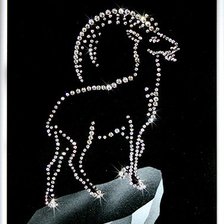 Схема вышивки «козел»