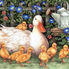 Схема вышивки «сельские мотивы»