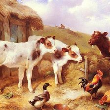 Схема вышивки «сельские мотивы»