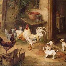 Схема вышивки «сельские мотивы»