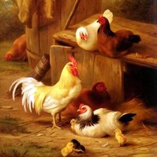 Схема вышивки «сельские мотивы»