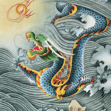 Схема вышивки «дракон»