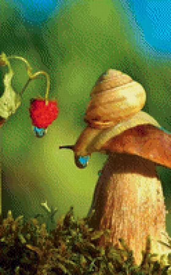 улитка - лето, природа - предпросмотр