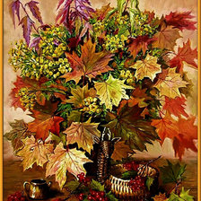 Схема вышивки «осенний натюрморт»