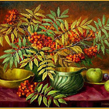 Схема вышивки «осенний натюрморт»