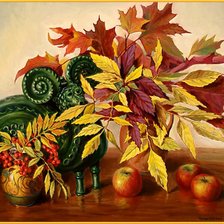 Схема вышивки «осенний натюрморт»