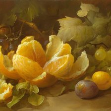 Схема вышивки «апельсины»