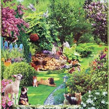 Схема вышивки «диковинный лес»