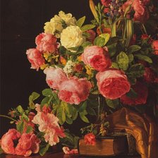 Схема вышивки «розы»