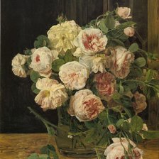 Схема вышивки «розы»