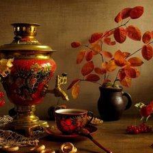 Схема вышивки «хохлома»